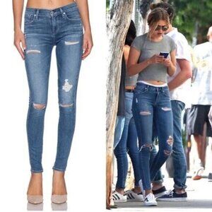 Agolde Sophie Skinny Mid Rise Cannes Jeans Size 24